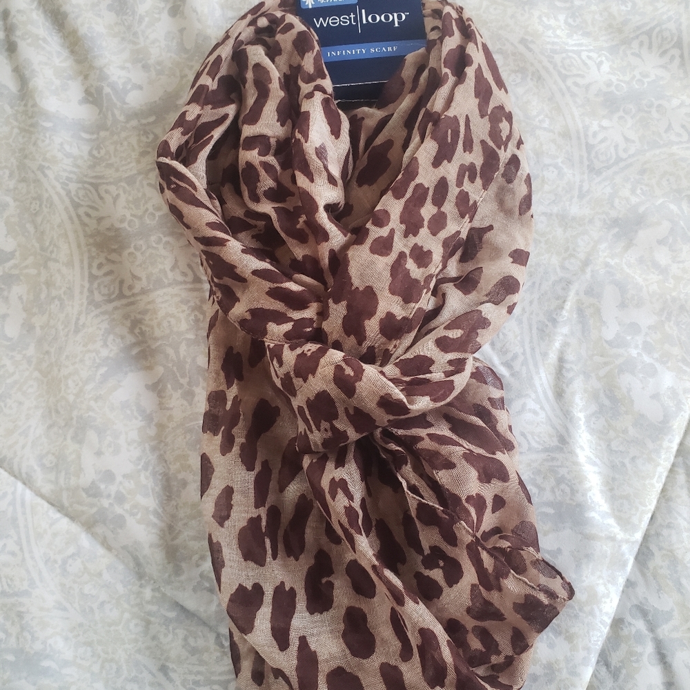 Animal Print Infinity Scarf